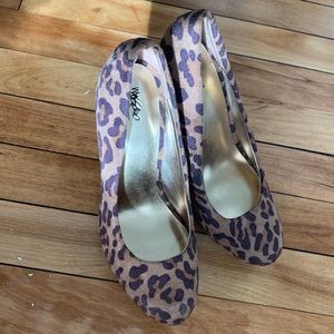 Mossimo leopard heels